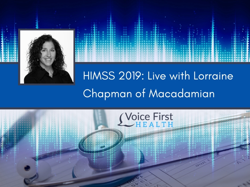 HIMSS 2019 Live with Lorraine Chapman of Macadamian